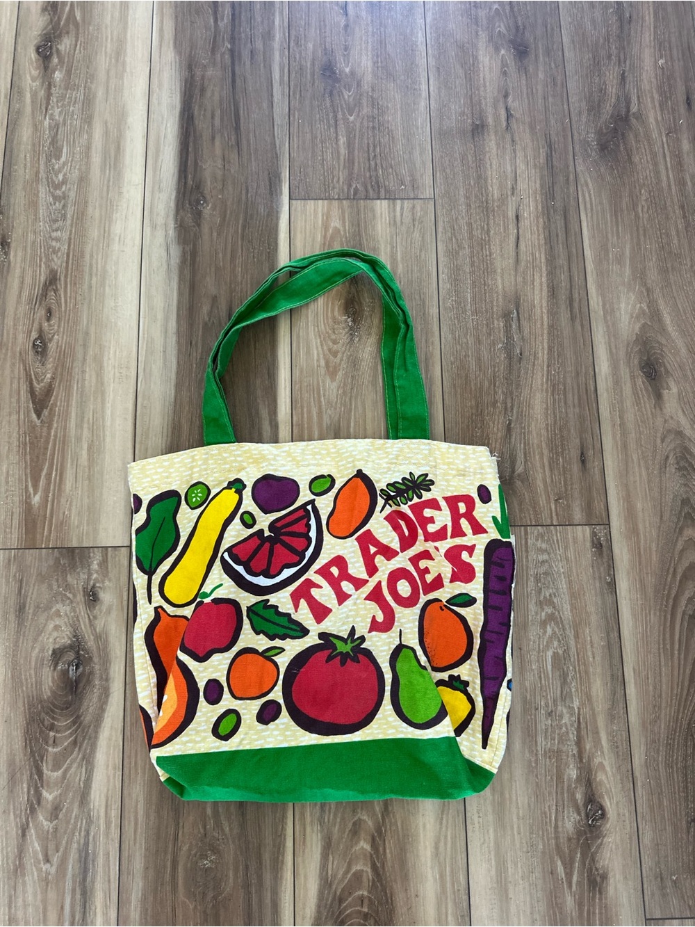 Trader Joe’s reusable canvas fresh produce tote bag